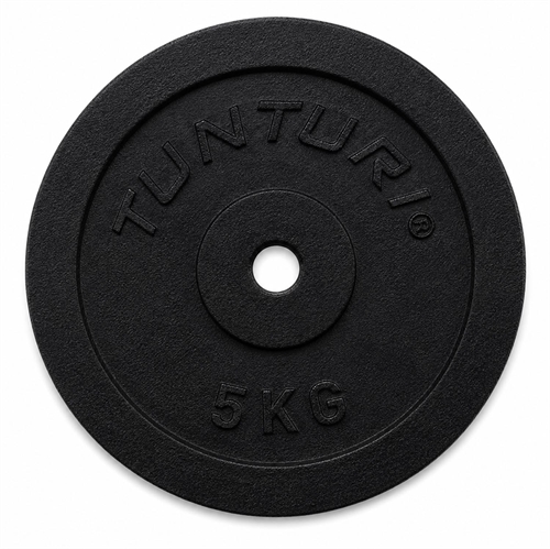 Tunturi Støpejern Ø30 Vektskive - 5 kg.