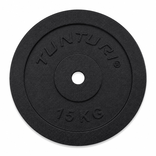 Tunturi Støpejern Ø30 Vektskiva – 15 kg