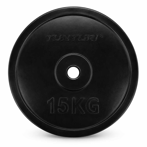 Tunturi gummivektplate - 15 kg