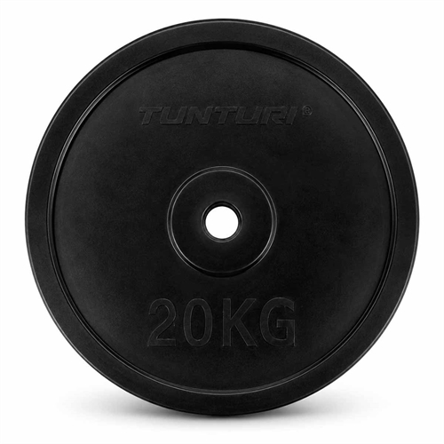 Tunturi gummivektplate - 20 kg 