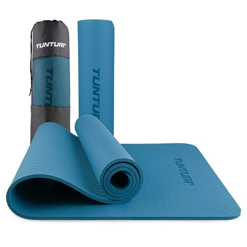 Tunturi 8mm Yogamatte - Mørkeblå