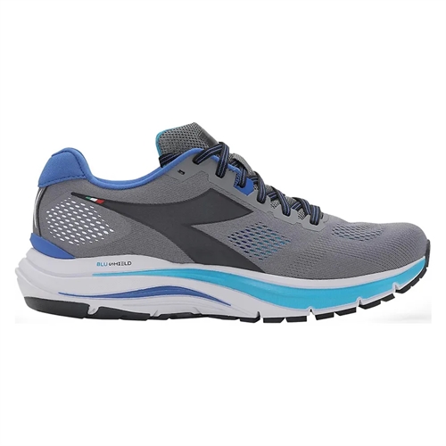 Diadora Mythos Blushield 7 Vortice Løpesko - Grå/Blå