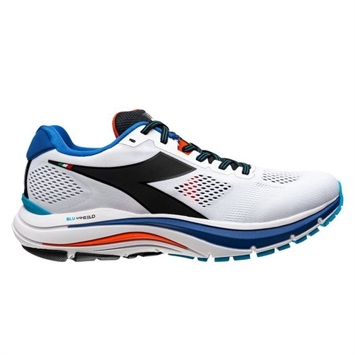 Diadora Mythos Blushield 7 Vortice Løpesko - Hvit/Blå