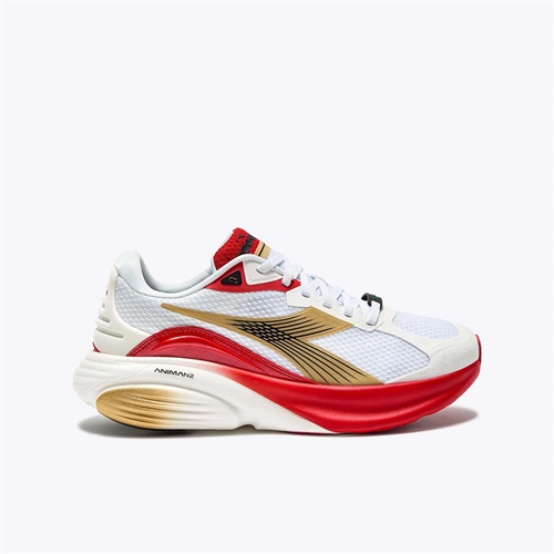 Diadora ATOMO STAR Løpesko - Hvit/Rød