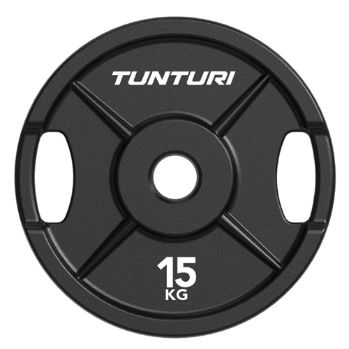 Tunturi Platinum Vektskive i støpejern - 15 kg