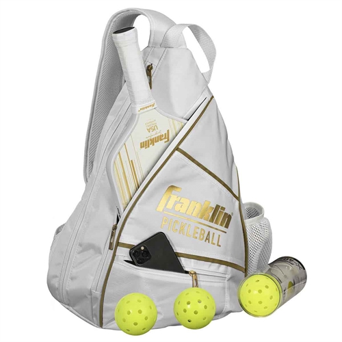Franklin Sling Bag – Hvit/gull