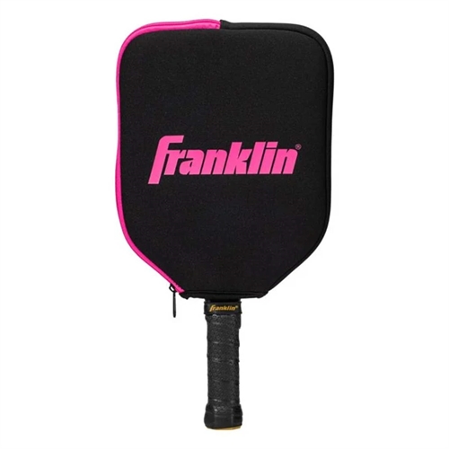 Franklin Single Racket Cover – Sort/rosa