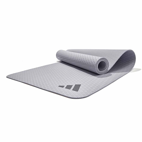 Adidas 4 mm Yogamatte - Sølv