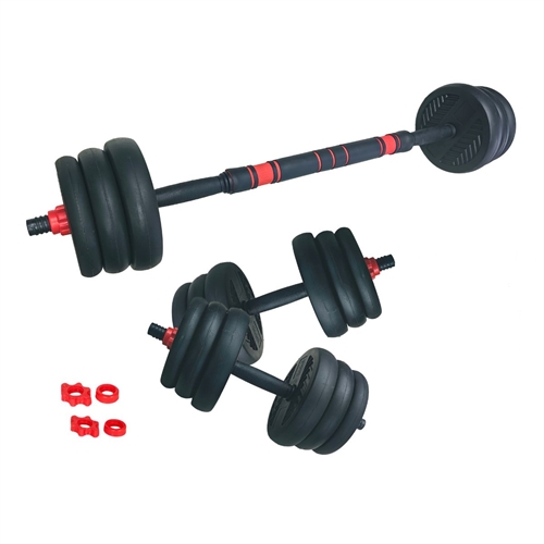 ASG Justerbart Vektsett 15 Kg. - Svart/Rød