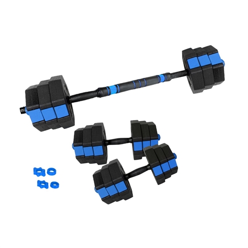 ASG Justerbart Vektsett 15 kg. - Svart/Blå