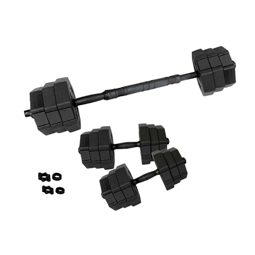 ASG Justerbart HEX Vektsett 15 Kg. - Svart/Svart