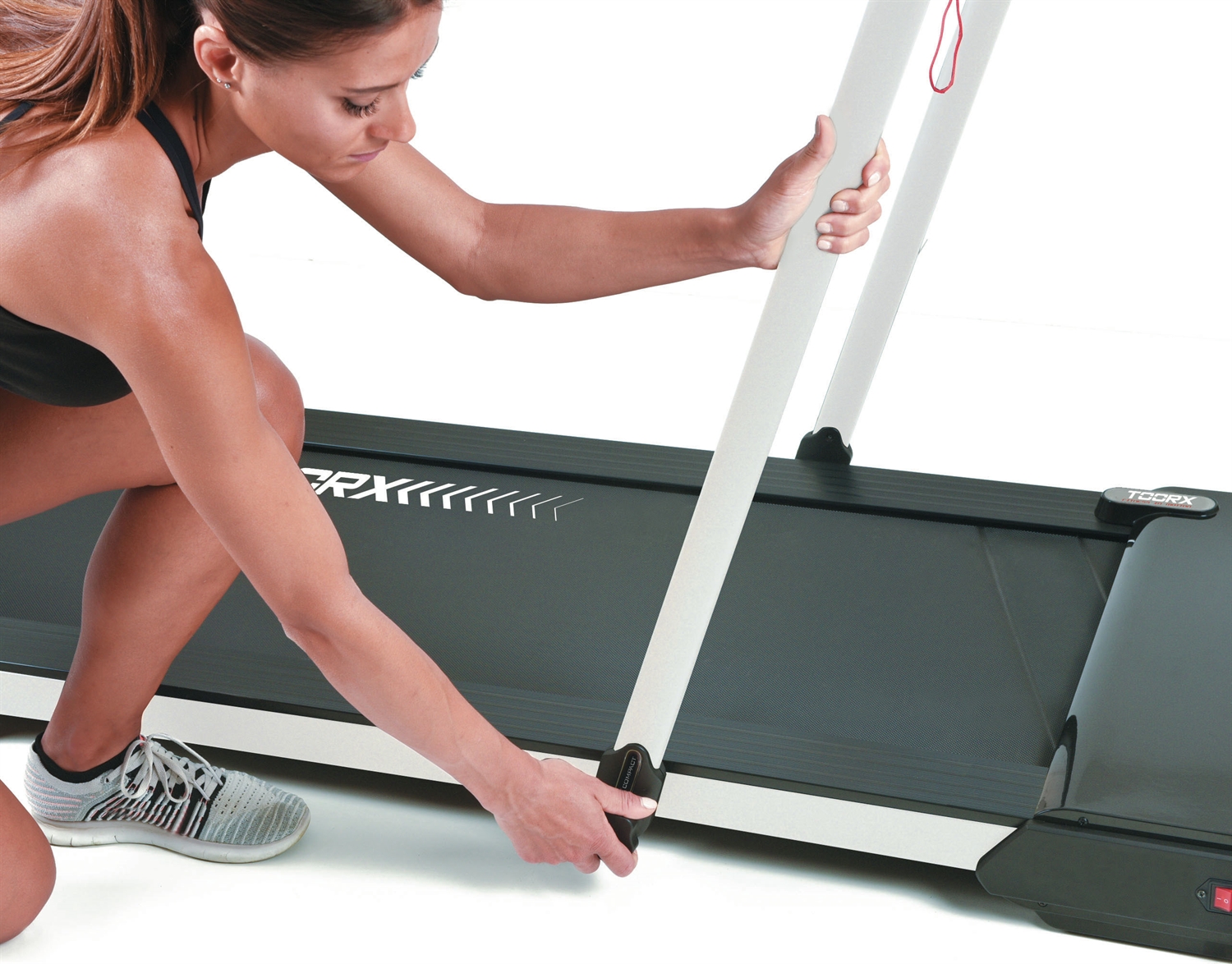 Toorx City Compact kan foldes sammen og oppbevares vertikalt