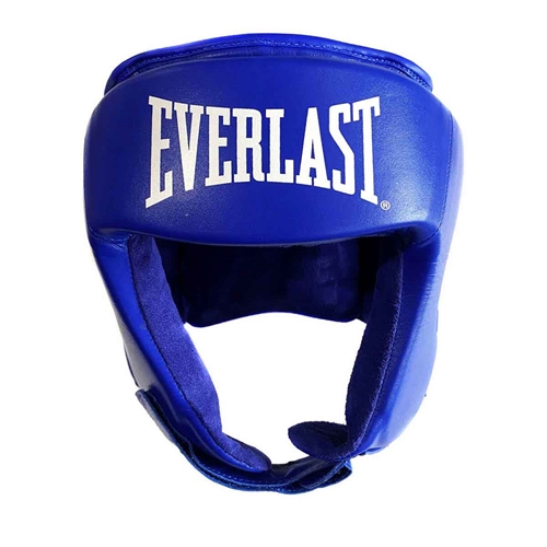 Everlast amatørkonkurranseboksehjelm - blå