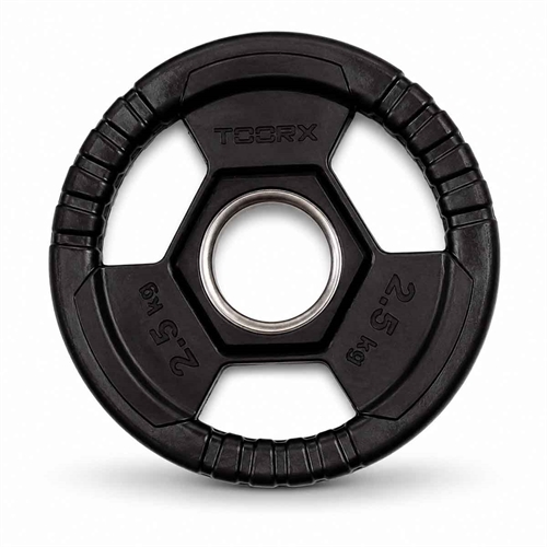 Toorx gummivektplate - 2,5 kg