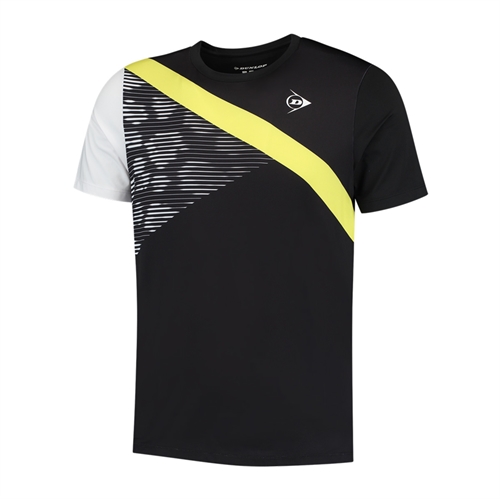 Dunlop Mens Performance 3 T-Shirt - Svart/hvit