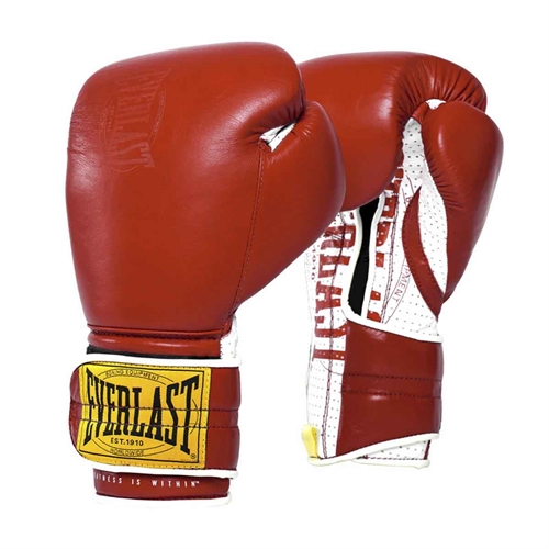 Everlast 1910 Hook/Loop Boksehansker - Rød