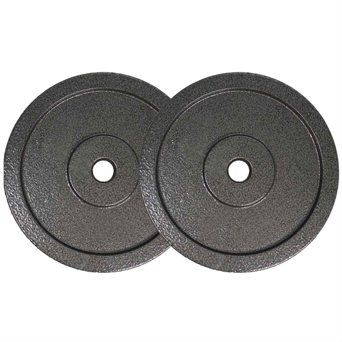 Slazenger Vektskiver - 2 x 7,5 kg / ø28 mm