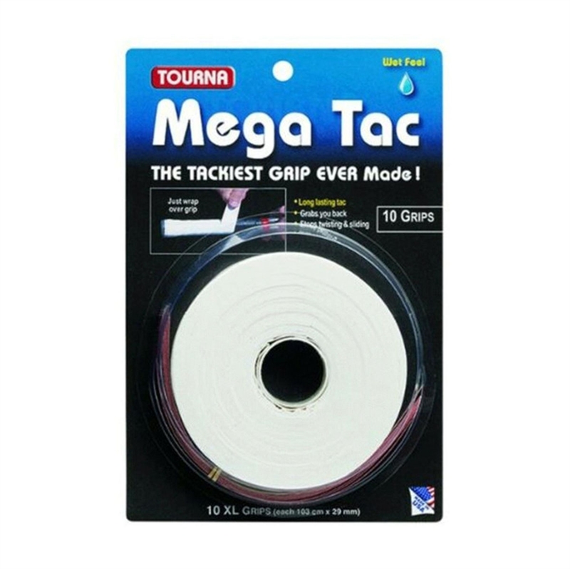 Mega Tac Grip 10 Grips, White