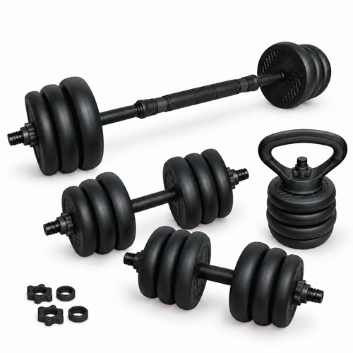 Active Sports Gear Justerbart Vektsett - Svart/Svart - 20 kg