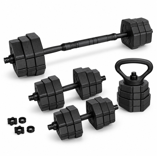 Active Sports Gear Justerbart HEX Vektsett - Svart/Svart