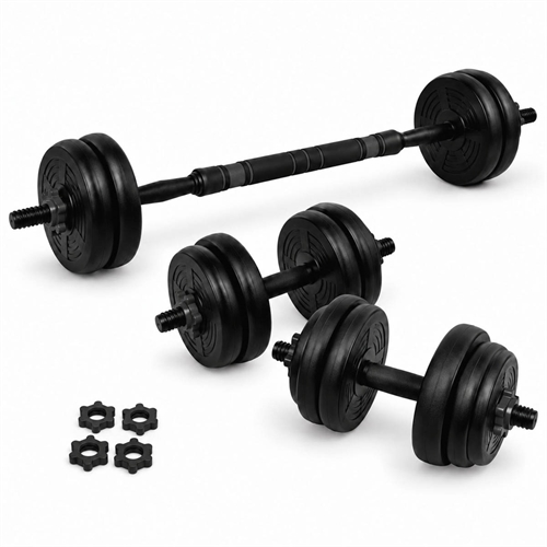 Active Sports Gear Justerbart Vektsett - Svart/Svart - 15 kg