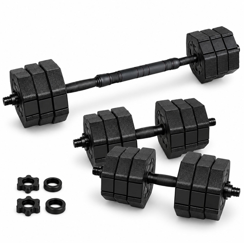 Active Sports Gear Justerbart HEX Vektsett - Svart/Svart - 15 kg