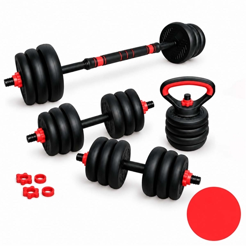 Active Sports Gear Justerbart Vektsett - Svart/Rød
