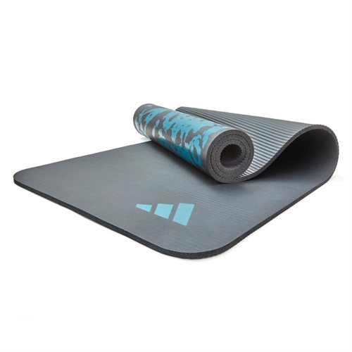 Adidas 10 mm Tie-Dye Yogamatte - Blå/Grå