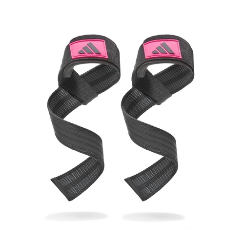 Adidas Lifting Straps - Sort/Pink