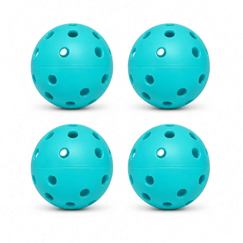 Active Sports Gear Standard utendørs pickleballballer – turkis – 4 stk.