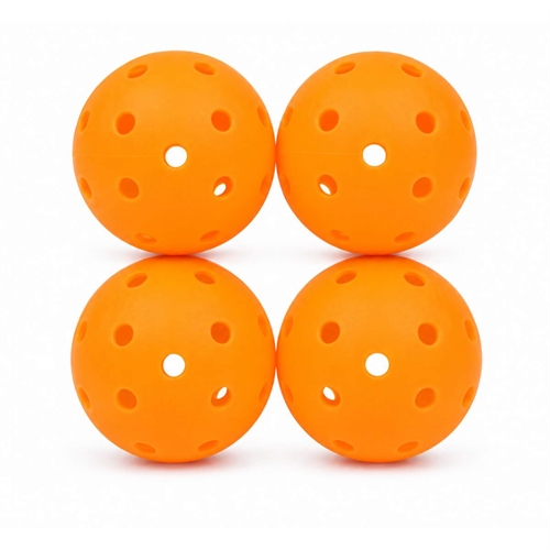 ASG Pro Utendørs Pickleball Baller - oransje - 4 stk.