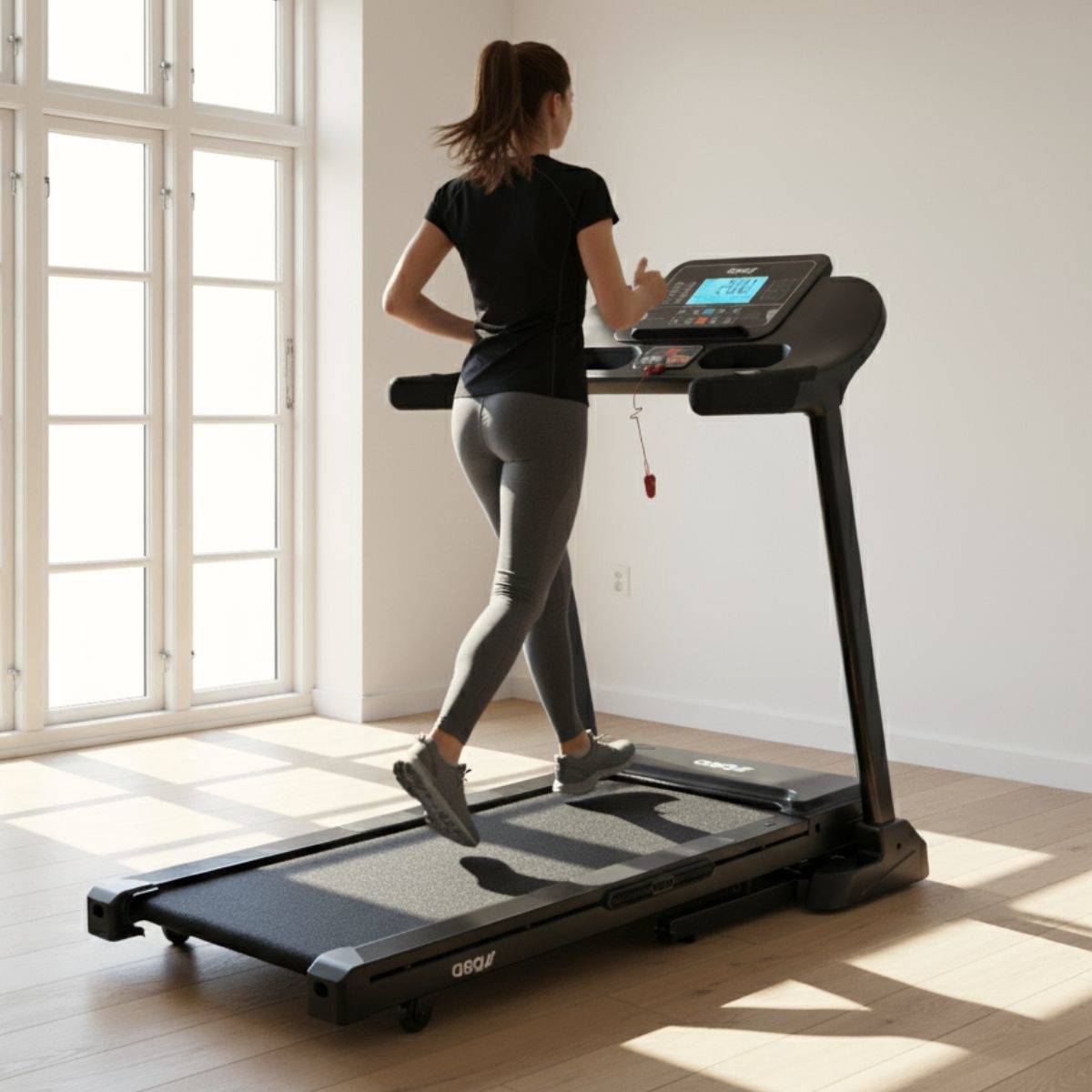 ASG Atomo Plus sammenleggbar tredemølle til hjemmetrening