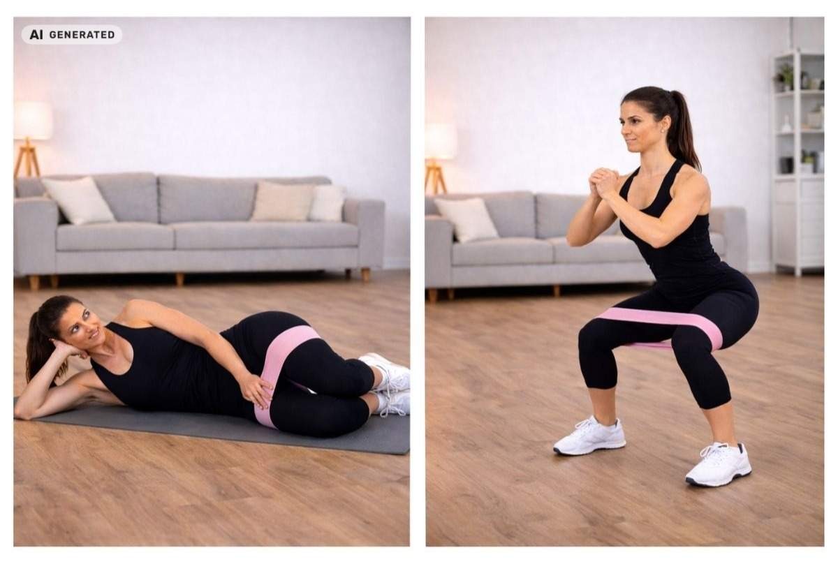 Øvelser med kort treningsstrikk