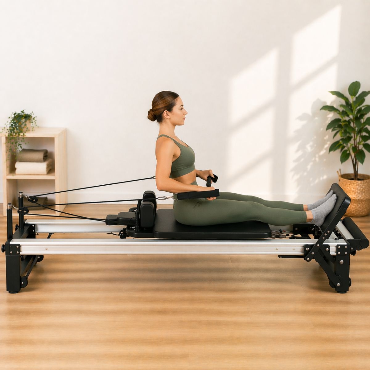 Seated row reformer
