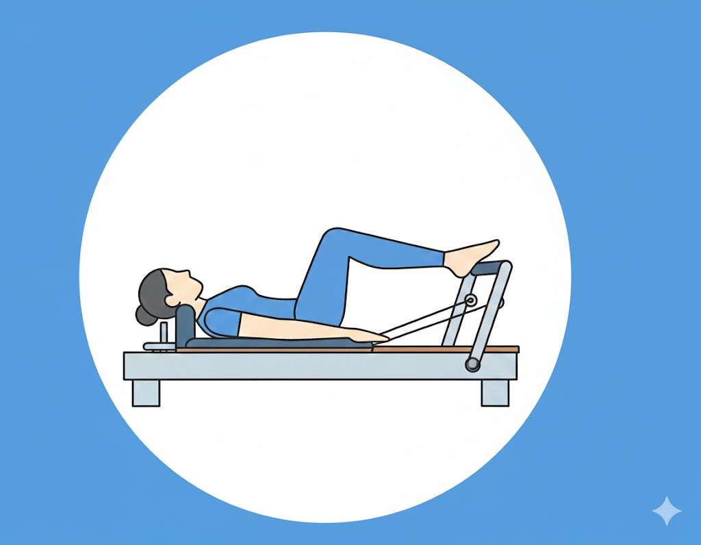 Reformer-øvelse Footwork