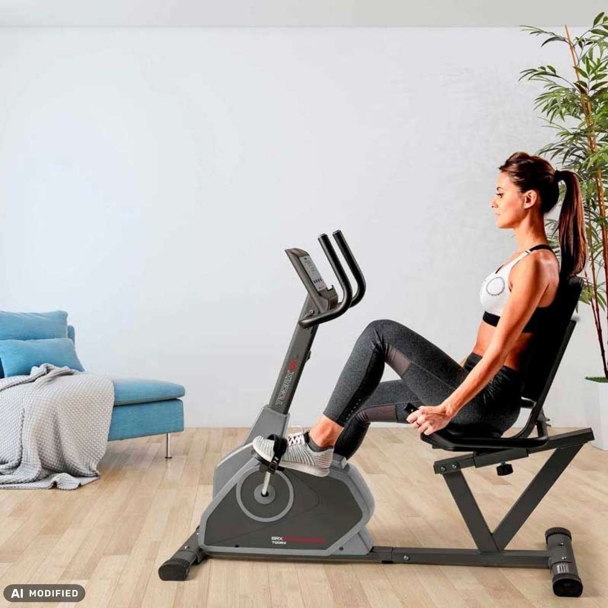 Sittesykkel (recumbent) med ryggstøtte – perfekt for opptrening og skånsom trening.