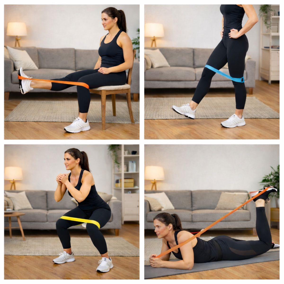 kneøvelser med strikk