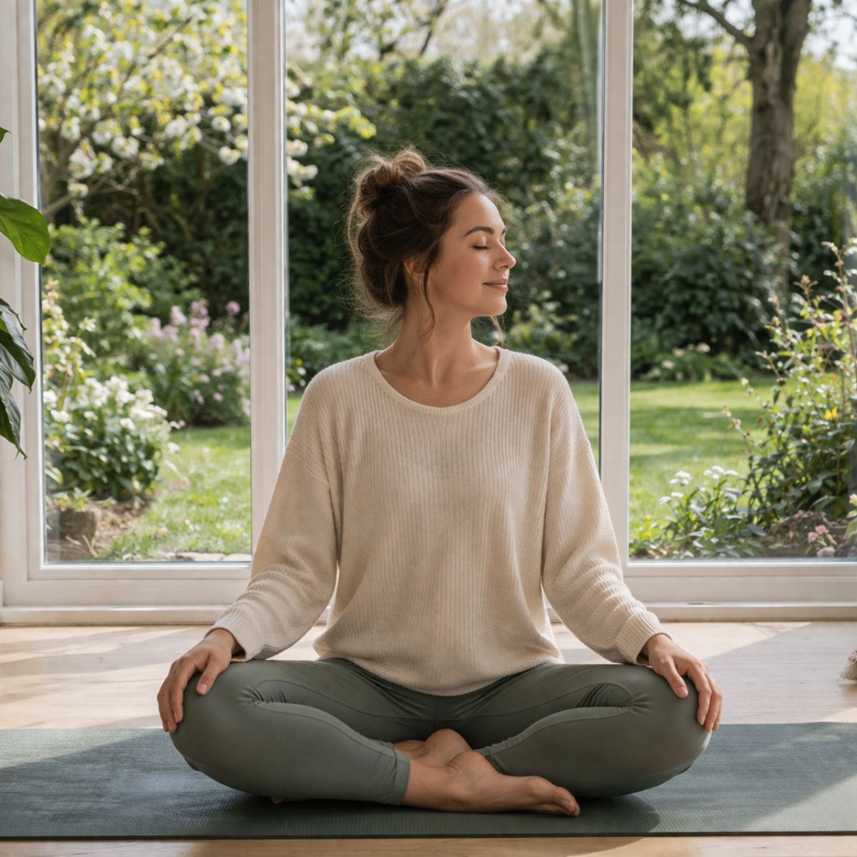 Skrædderstilling yoga