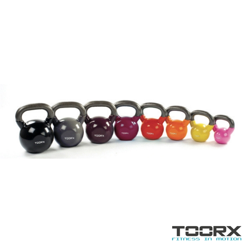 alle farver og størrelser af Toorx Vinyl Kettlebells