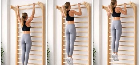 Ribbevegg trening - 5 øvelser du kan gjøre på en gymnastikk ribbevegg 