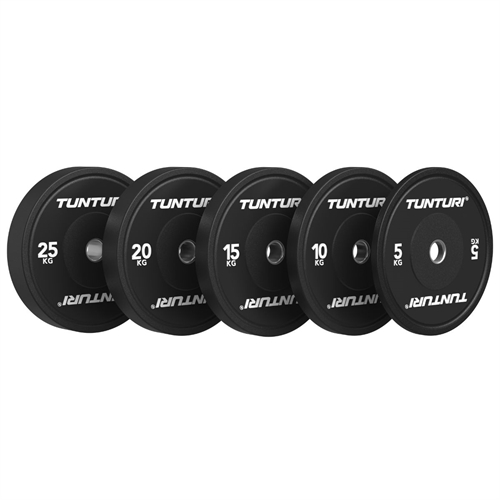 Tunturi Platinum Bumperplates - 5-25 kg