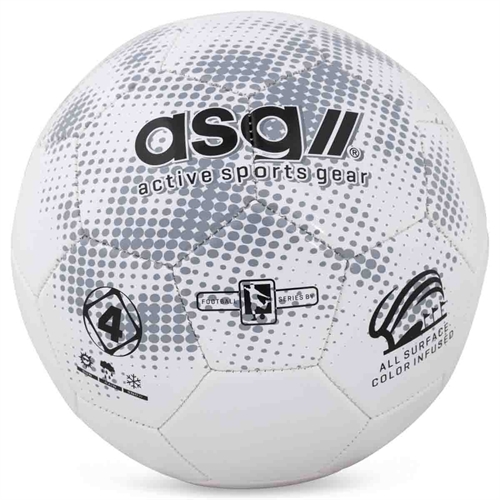 ASG Fotball - Hvit/grå - Str. 4